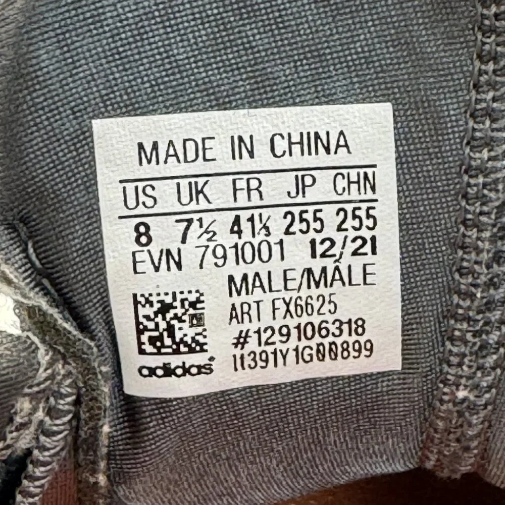 Adidas Mens Size 8 Gray Codechaos 21 Golf Shoes Primeblue Spikeless Lace Up - Picture 10 of 13